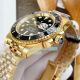 Replica Rolex Submariner Yellow Gold Jubilee Strap Black Face Black Ceramic Bezel Watch (3)_th.jpg